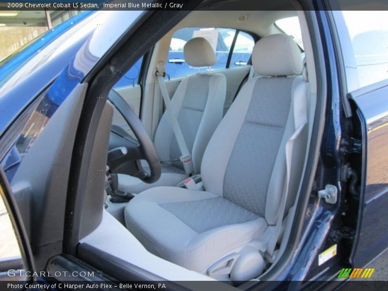 Imperial Blue Metallic / Gray 2009 Chevrolet Cobalt LS Sedan