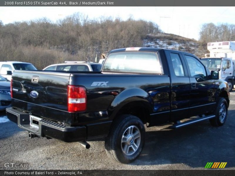 Black / Medium/Dark Flint 2008 Ford F150 STX SuperCab 4x4