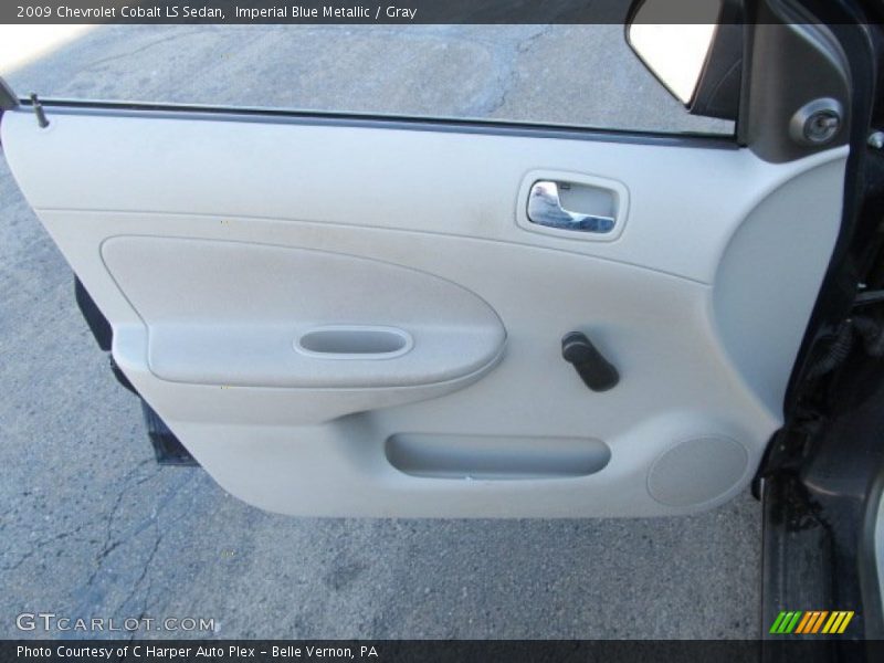 Imperial Blue Metallic / Gray 2009 Chevrolet Cobalt LS Sedan