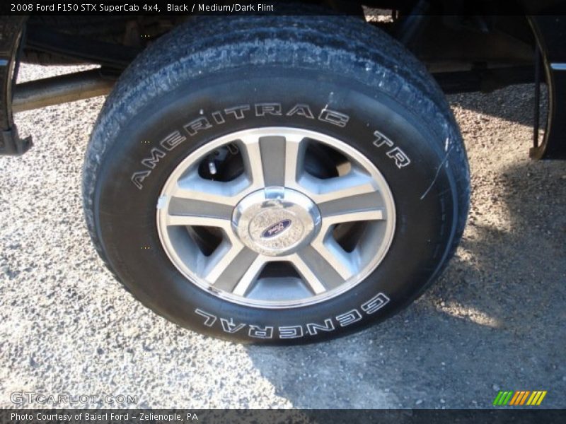 Black / Medium/Dark Flint 2008 Ford F150 STX SuperCab 4x4