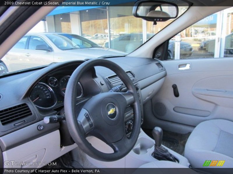 Imperial Blue Metallic / Gray 2009 Chevrolet Cobalt LS Sedan
