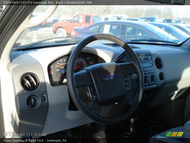 Black / Medium/Dark Flint 2008 Ford F150 STX SuperCab 4x4