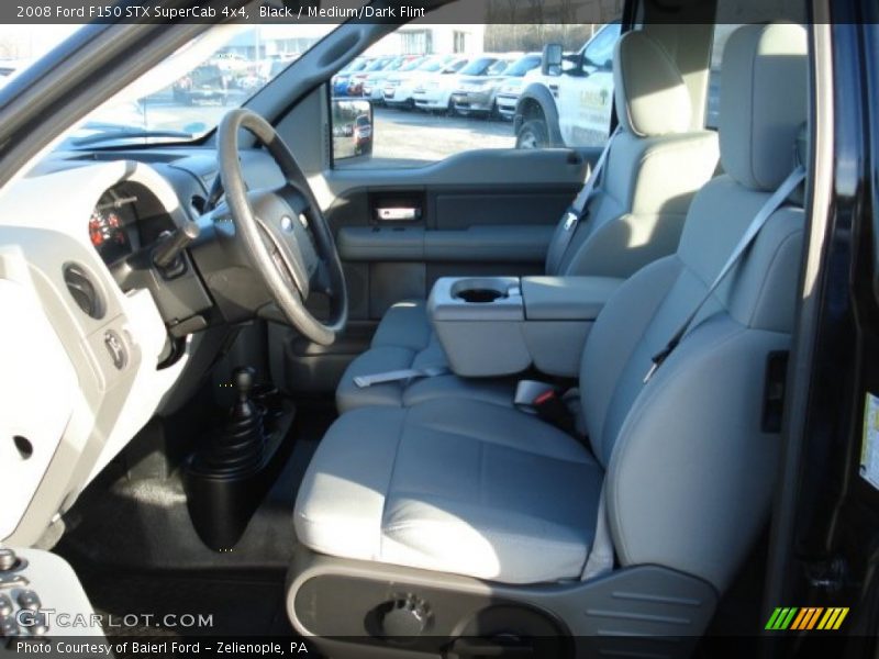 Black / Medium/Dark Flint 2008 Ford F150 STX SuperCab 4x4