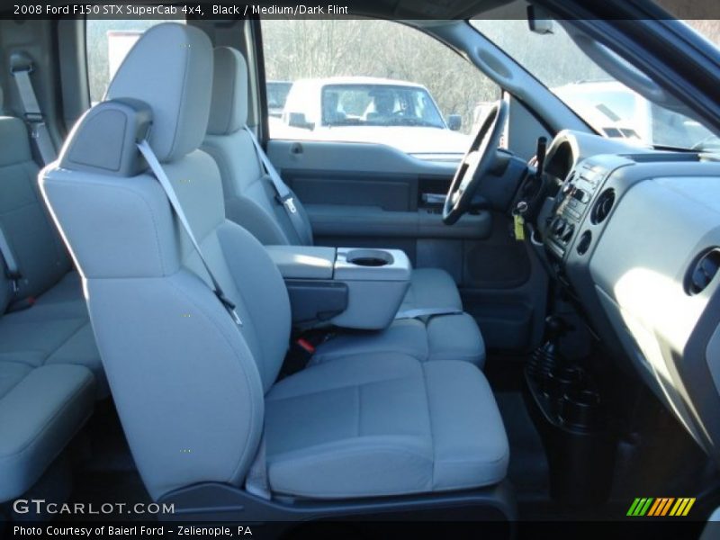 Black / Medium/Dark Flint 2008 Ford F150 STX SuperCab 4x4