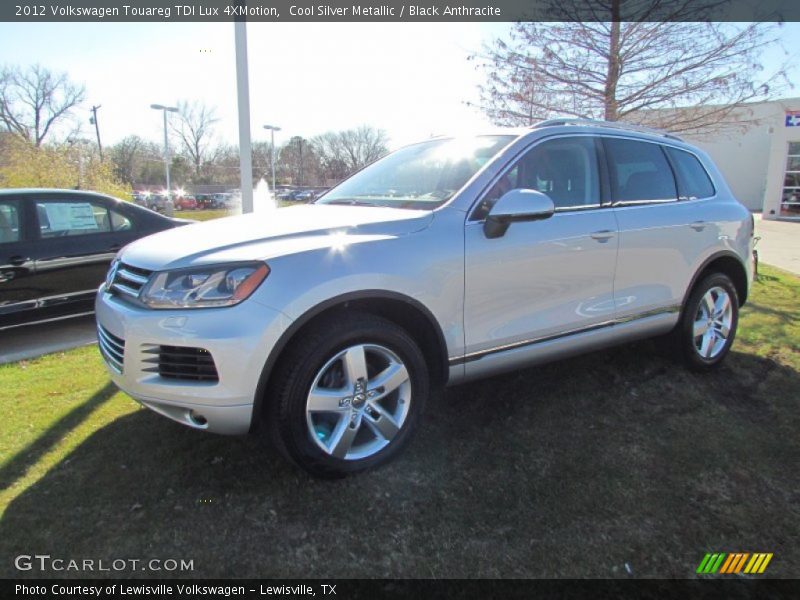 Cool Silver Metallic / Black Anthracite 2012 Volkswagen Touareg TDI Lux 4XMotion