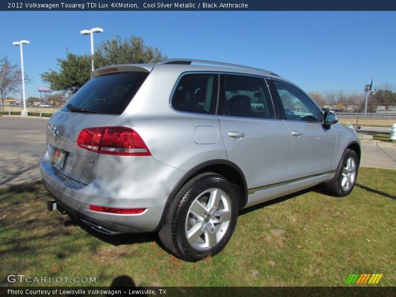 Cool Silver Metallic / Black Anthracite 2012 Volkswagen Touareg TDI Lux 4XMotion