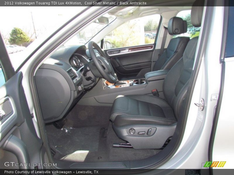  2012 Touareg TDI Lux 4XMotion Black Anthracite Interior