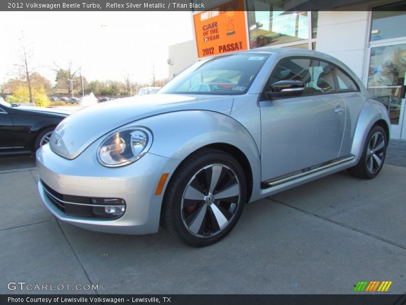 Reflex Silver Metallic / Titan Black 2012 Volkswagen Beetle Turbo