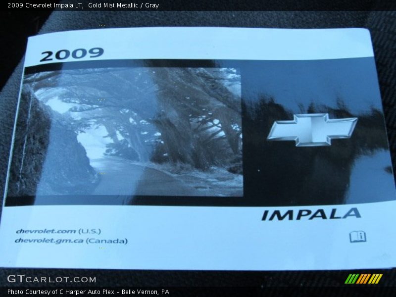 Gold Mist Metallic / Gray 2009 Chevrolet Impala LT