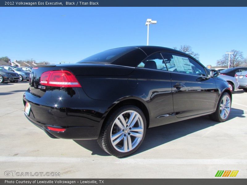 Black / Titan Black 2012 Volkswagen Eos Executive