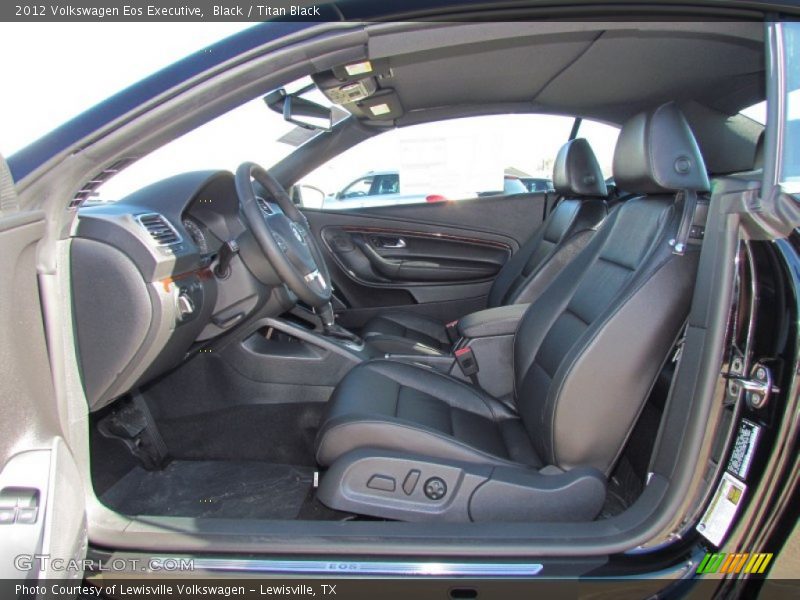 Black / Titan Black 2012 Volkswagen Eos Executive