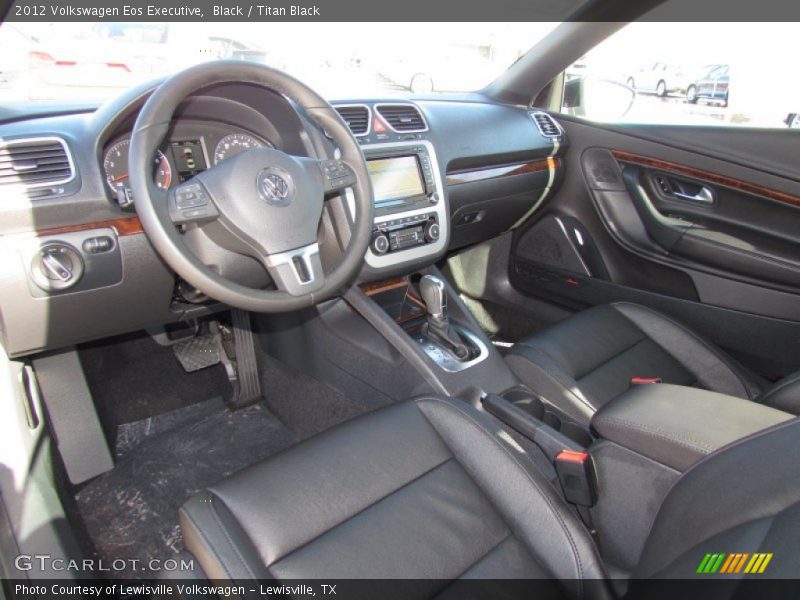 Black / Titan Black 2012 Volkswagen Eos Executive