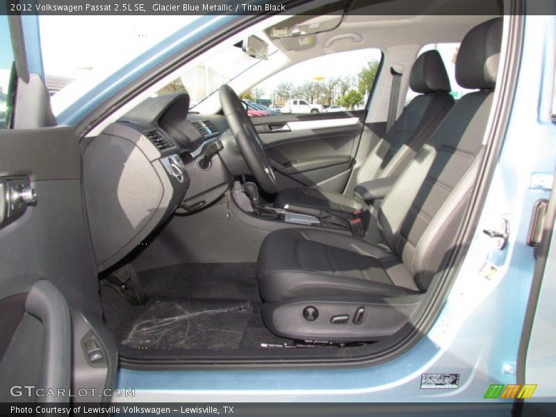Glacier Blue Metallic / Titan Black 2012 Volkswagen Passat 2.5L SE