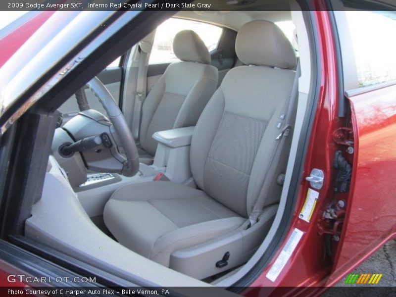 Inferno Red Crystal Pearl / Dark Slate Gray 2009 Dodge Avenger SXT