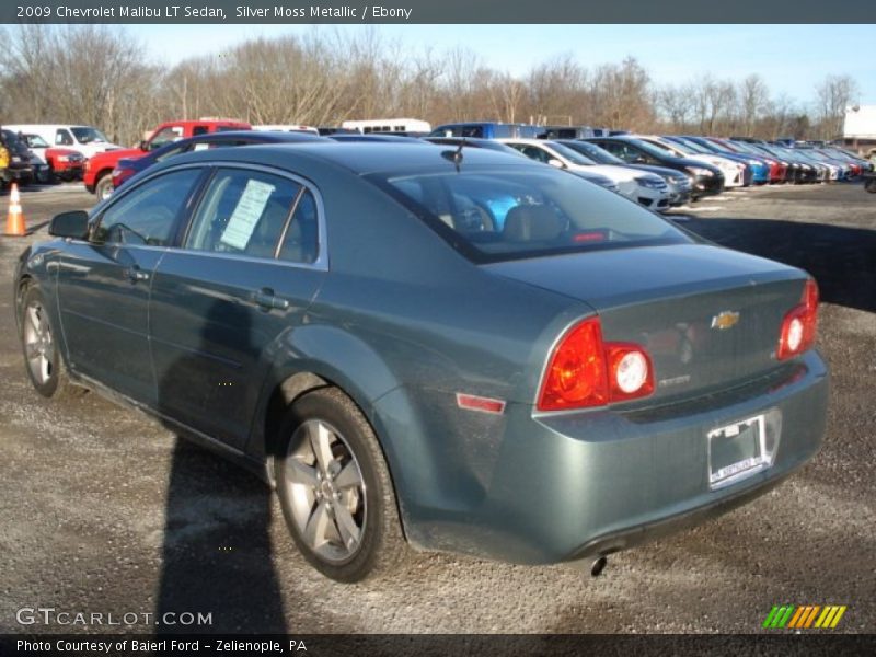 Silver Moss Metallic / Ebony 2009 Chevrolet Malibu LT Sedan
