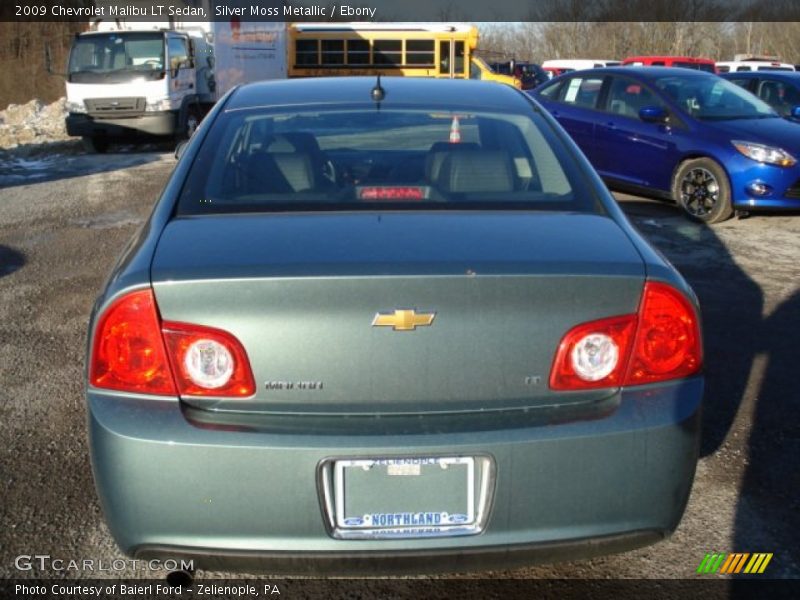 Silver Moss Metallic / Ebony 2009 Chevrolet Malibu LT Sedan