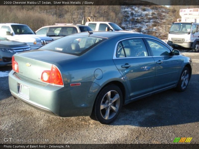 Silver Moss Metallic / Ebony 2009 Chevrolet Malibu LT Sedan