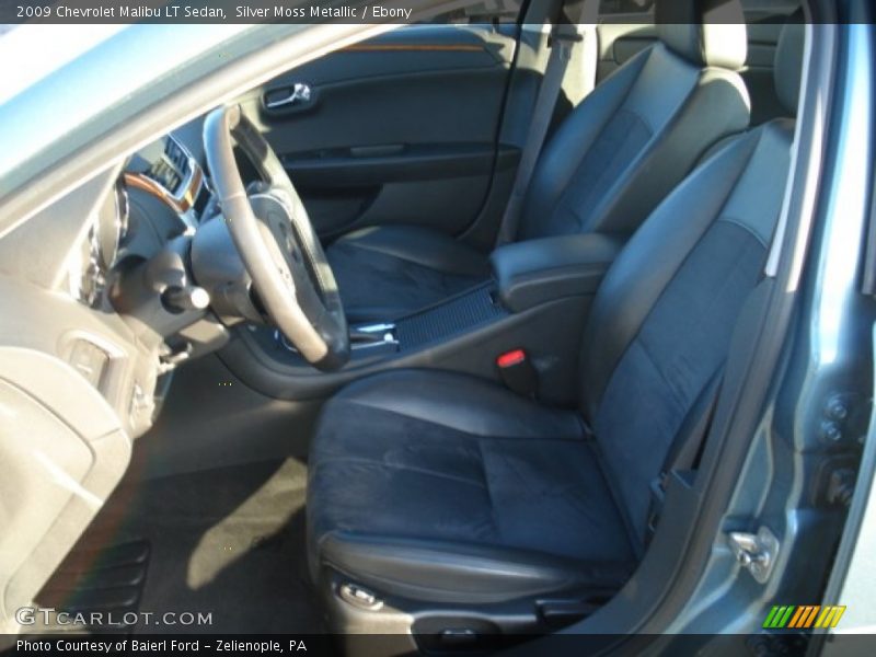 Silver Moss Metallic / Ebony 2009 Chevrolet Malibu LT Sedan