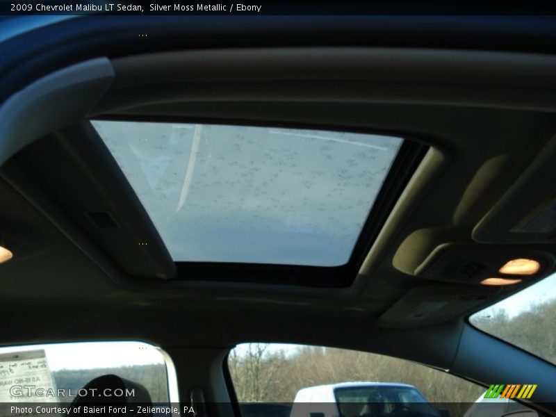 Silver Moss Metallic / Ebony 2009 Chevrolet Malibu LT Sedan