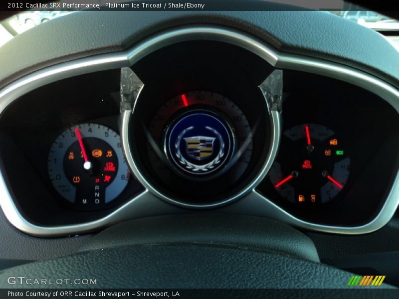 Platinum Ice Tricoat / Shale/Ebony 2012 Cadillac SRX Performance