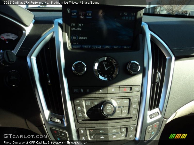 Platinum Ice Tricoat / Shale/Ebony 2012 Cadillac SRX Performance