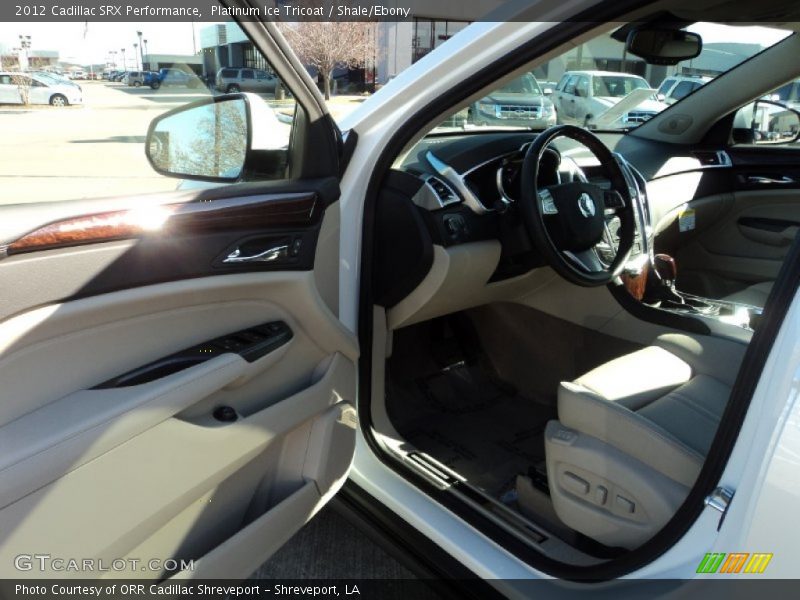 Platinum Ice Tricoat / Shale/Ebony 2012 Cadillac SRX Performance