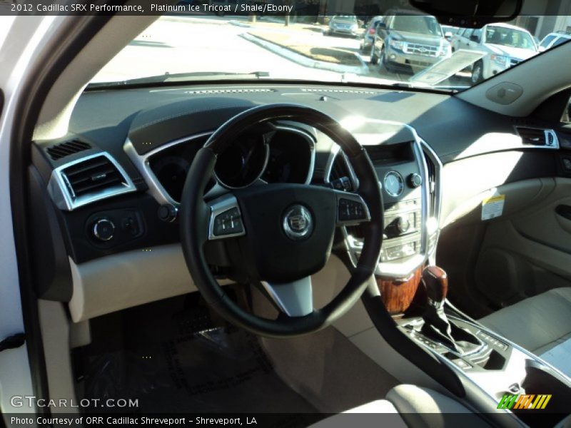 Platinum Ice Tricoat / Shale/Ebony 2012 Cadillac SRX Performance