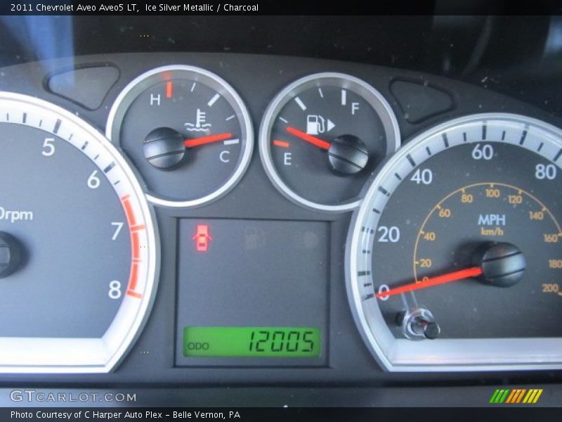 Ice Silver Metallic / Charcoal 2011 Chevrolet Aveo Aveo5 LT