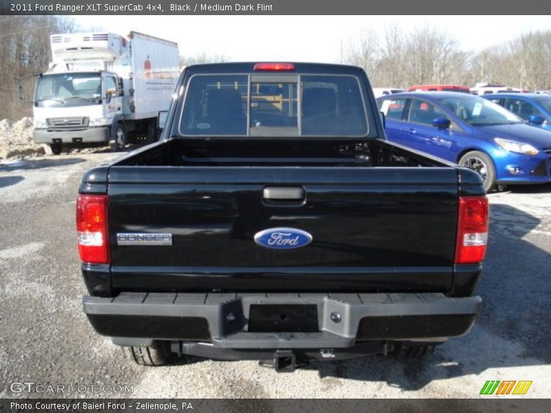 Black / Medium Dark Flint 2011 Ford Ranger XLT SuperCab 4x4