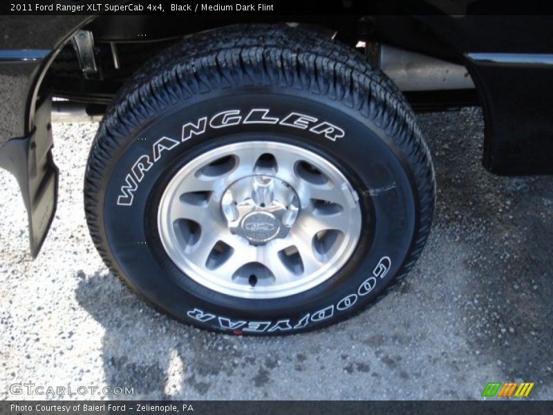 Black / Medium Dark Flint 2011 Ford Ranger XLT SuperCab 4x4