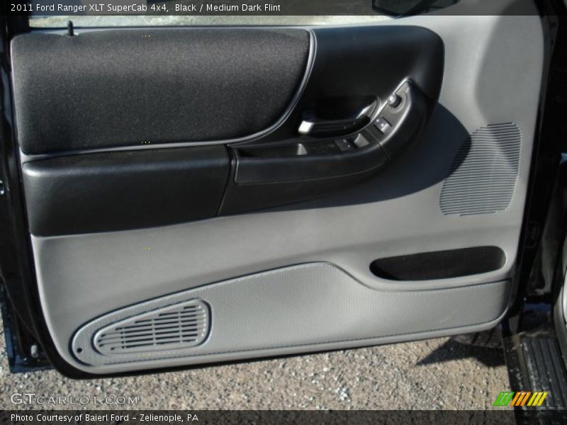 Black / Medium Dark Flint 2011 Ford Ranger XLT SuperCab 4x4