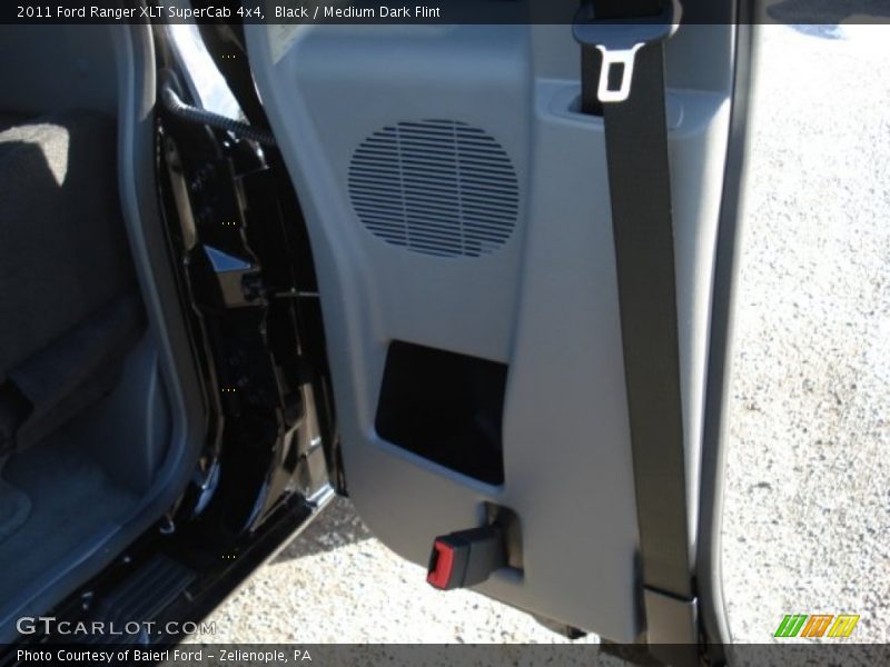 Black / Medium Dark Flint 2011 Ford Ranger XLT SuperCab 4x4