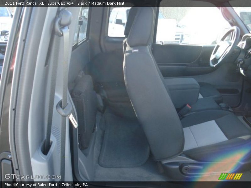 Black / Medium Dark Flint 2011 Ford Ranger XLT SuperCab 4x4