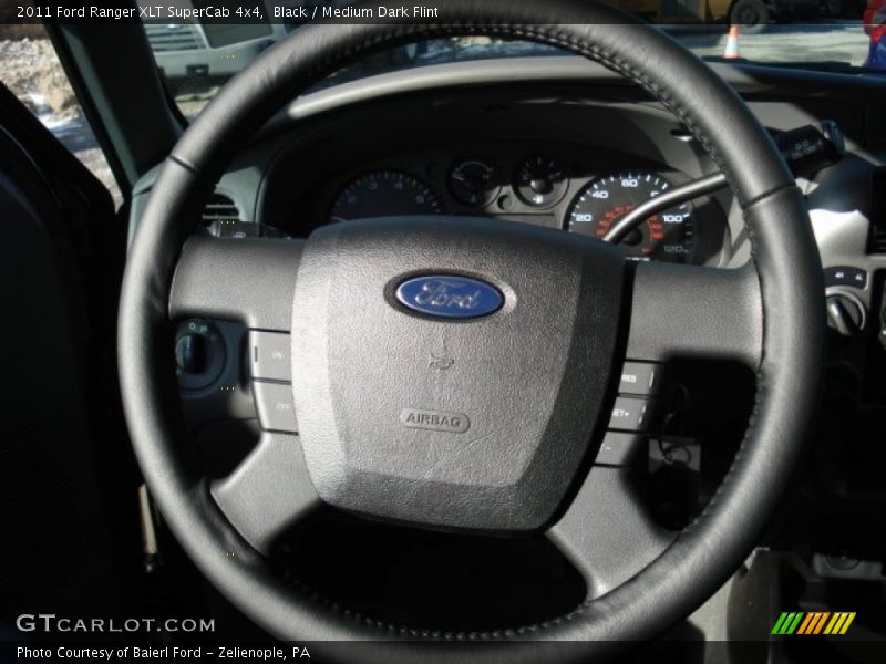 Black / Medium Dark Flint 2011 Ford Ranger XLT SuperCab 4x4