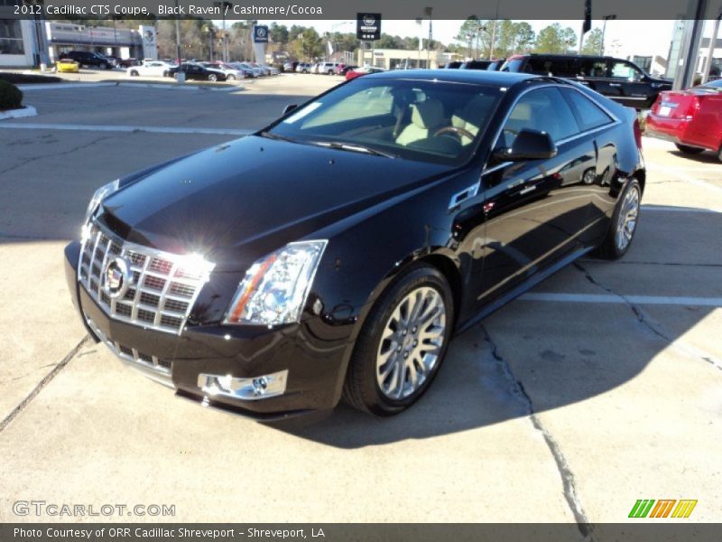 Black Raven / Cashmere/Cocoa 2012 Cadillac CTS Coupe