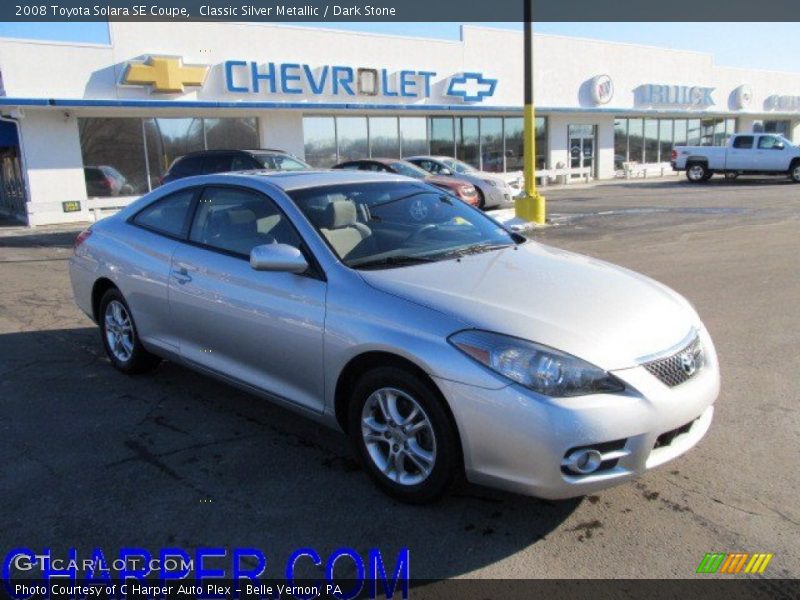 Classic Silver Metallic / Dark Stone 2008 Toyota Solara SE Coupe