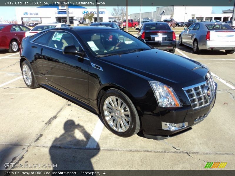 Black Raven / Cashmere/Cocoa 2012 Cadillac CTS Coupe