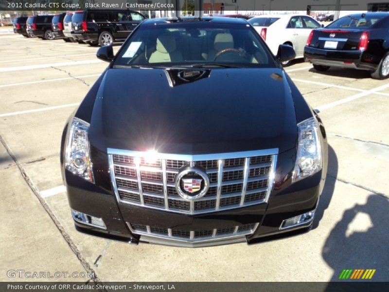 Black Raven / Cashmere/Cocoa 2012 Cadillac CTS Coupe