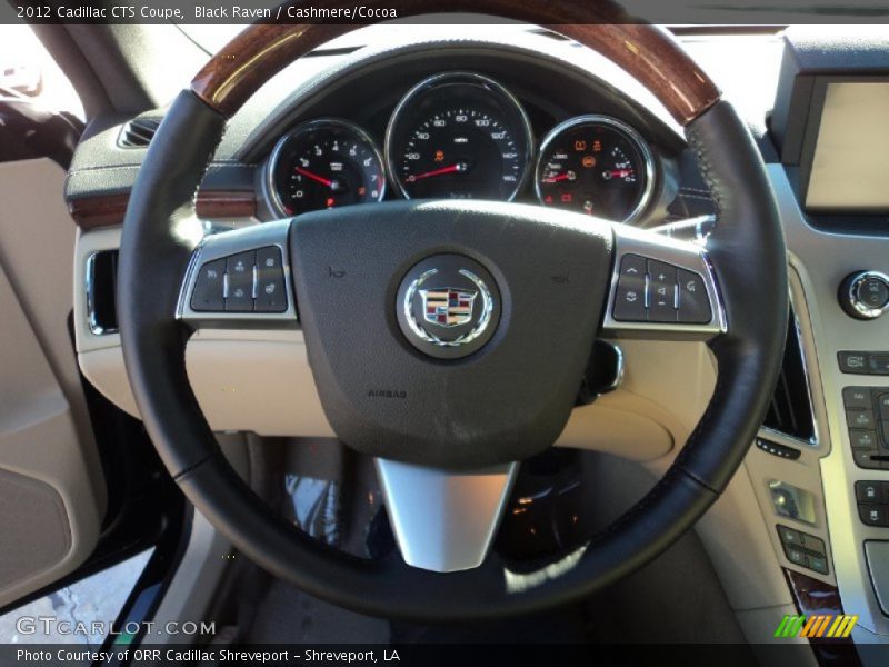 Black Raven / Cashmere/Cocoa 2012 Cadillac CTS Coupe