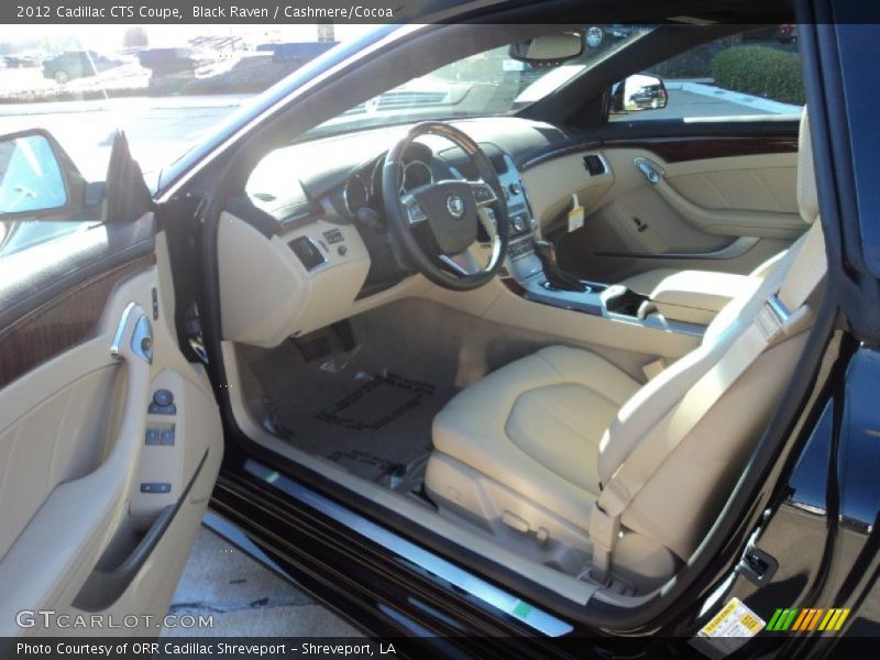 Black Raven / Cashmere/Cocoa 2012 Cadillac CTS Coupe