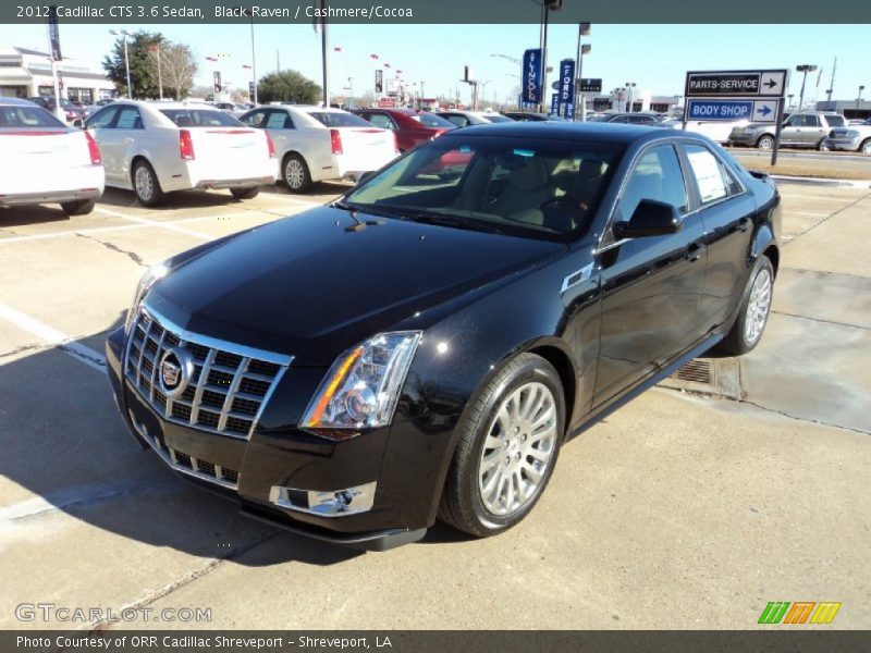 Black Raven / Cashmere/Cocoa 2012 Cadillac CTS 3.6 Sedan