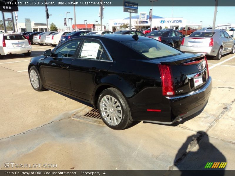Black Raven / Cashmere/Cocoa 2012 Cadillac CTS 3.6 Sedan