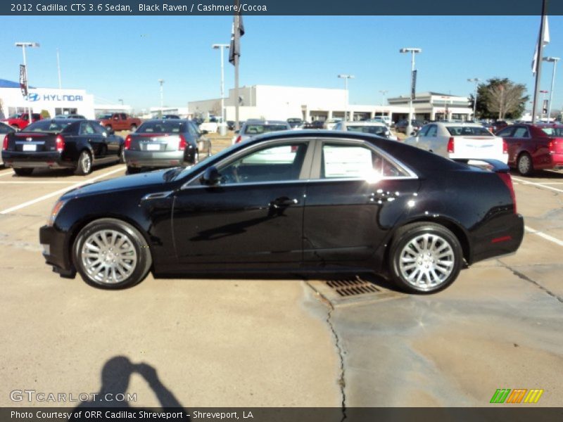 Black Raven / Cashmere/Cocoa 2012 Cadillac CTS 3.6 Sedan