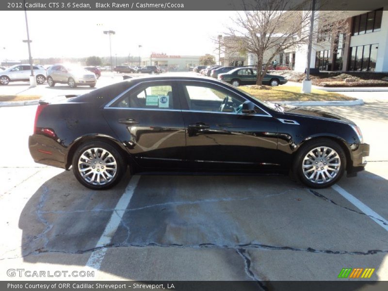 Black Raven / Cashmere/Cocoa 2012 Cadillac CTS 3.6 Sedan