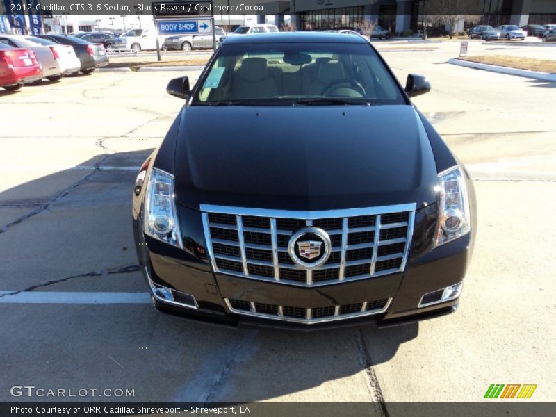 Black Raven / Cashmere/Cocoa 2012 Cadillac CTS 3.6 Sedan