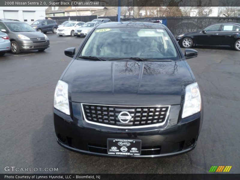 Super Black / Charcoal/Steel 2008 Nissan Sentra 2.0