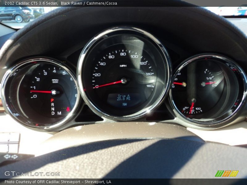 Black Raven / Cashmere/Cocoa 2012 Cadillac CTS 3.6 Sedan
