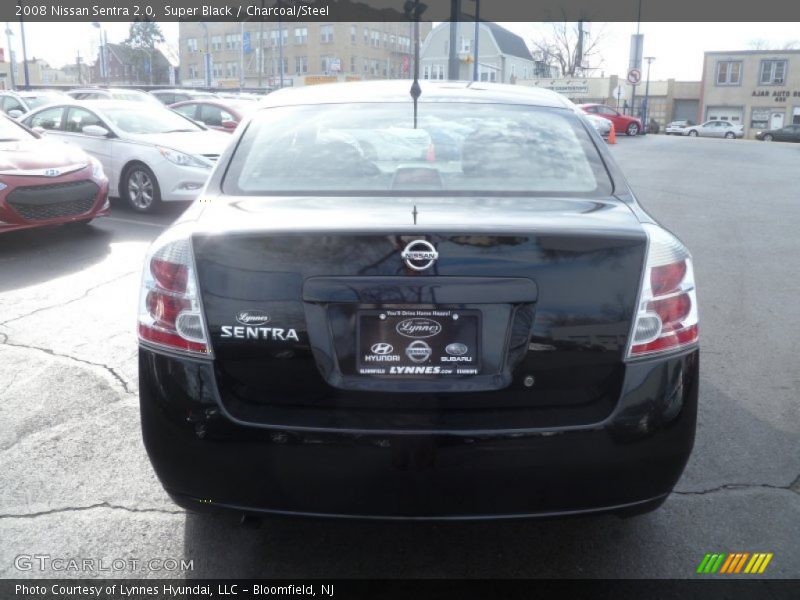 Super Black / Charcoal/Steel 2008 Nissan Sentra 2.0