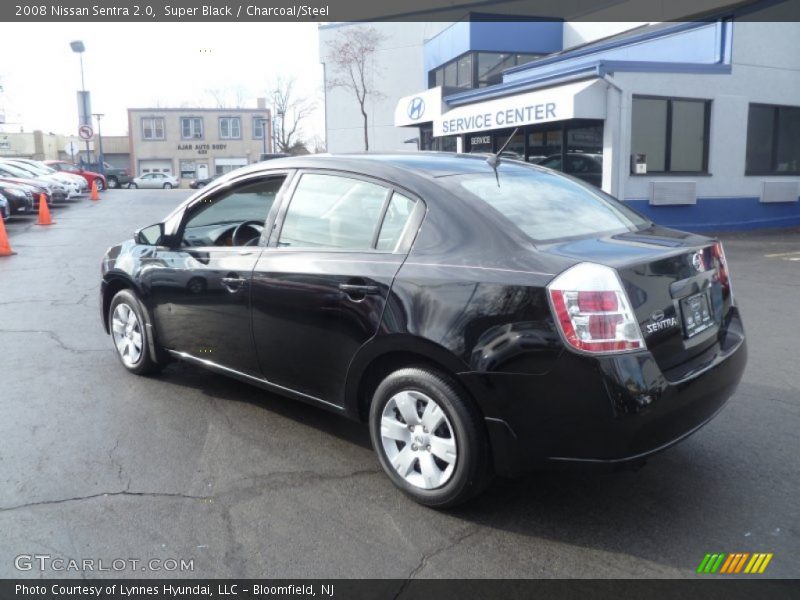 Super Black / Charcoal/Steel 2008 Nissan Sentra 2.0