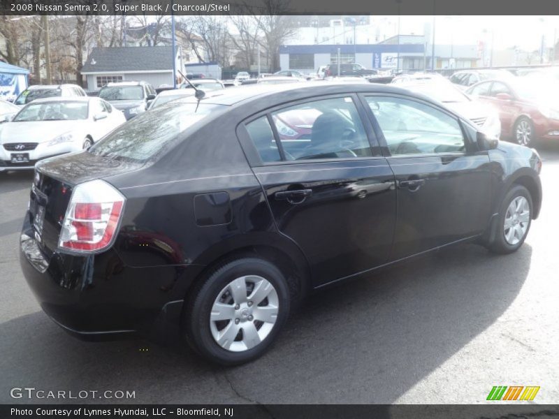 Super Black / Charcoal/Steel 2008 Nissan Sentra 2.0